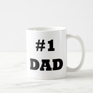 Happy Father's Day - Number 1 Dad - #1 Dad Coffee Mug