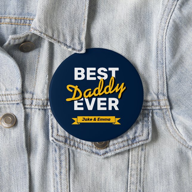 Happy Father's Day | Personalized Button (In Situ)
