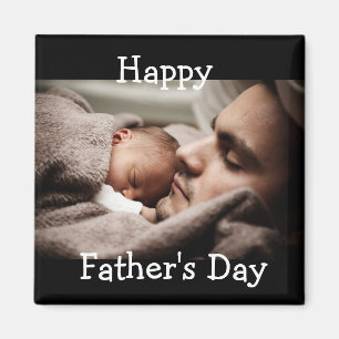 Happy Father's Day Personalized Photo Magnet