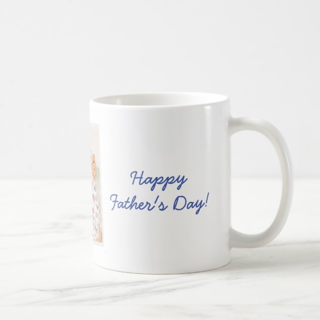 Happy Fathers Day Photo Coffee Mug (Right)
