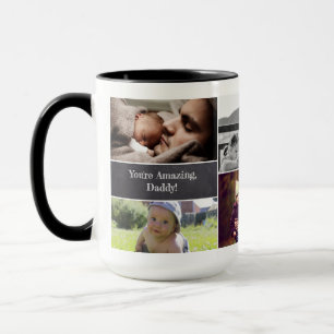 Happy Father's day Photo collage Personalized Mug
