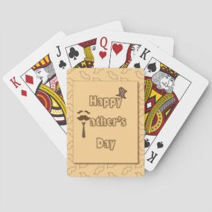 Happy Fathers Day Playing Cards