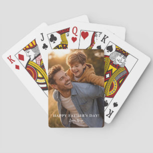 Happy Father's Day Poker Cards