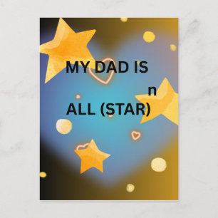 HAPPY FATHER'S DAY  POSTCARD