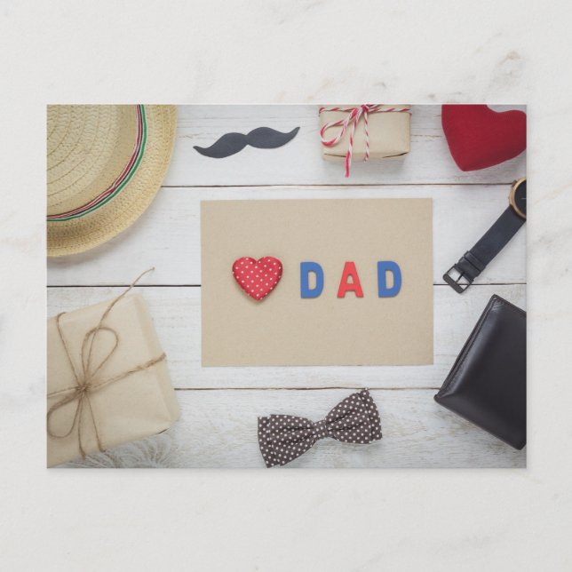 Happy Father's Day Postcard (Front)