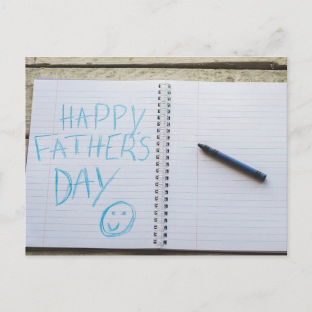 Happy Father's Day Postcard (Front)