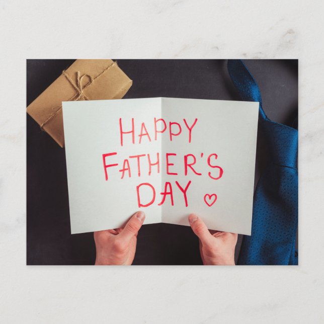 Happy Father's Day Postcard (Front)