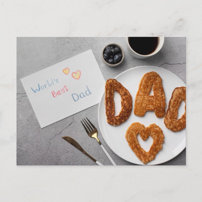 Happy Father's Day Postcard (Front)