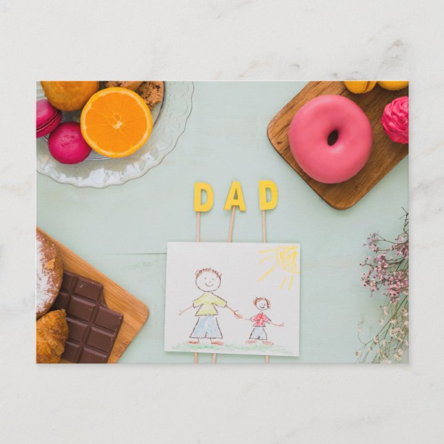 Happy Father's Day Postcard (Front)