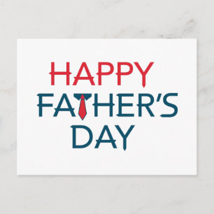 Happy Fathers Day Postcard