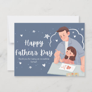 Happy father's day  postcard