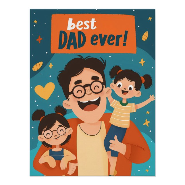 Happy Father's Day poster (Front)