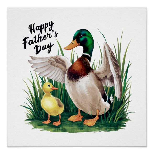Happy Father's Day Poster (Front)