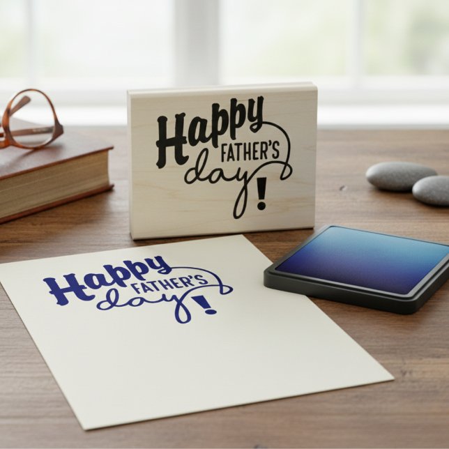 Happy Father's Day! Rubber Stamp (Happy Father's Day! Rubber Stamp)