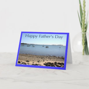 Happy Father's Day Sail Boats Greeting Card