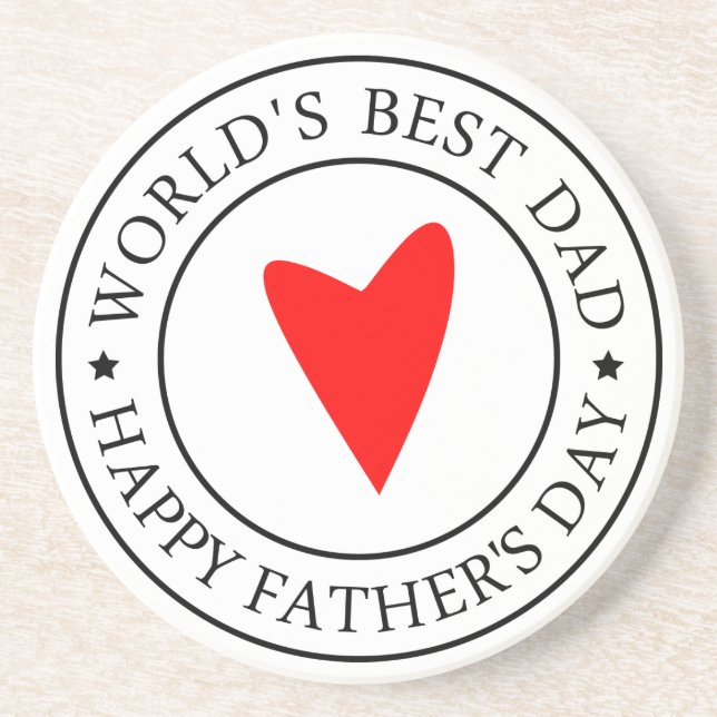 Happy Father's day- Seal Coaster (Front)