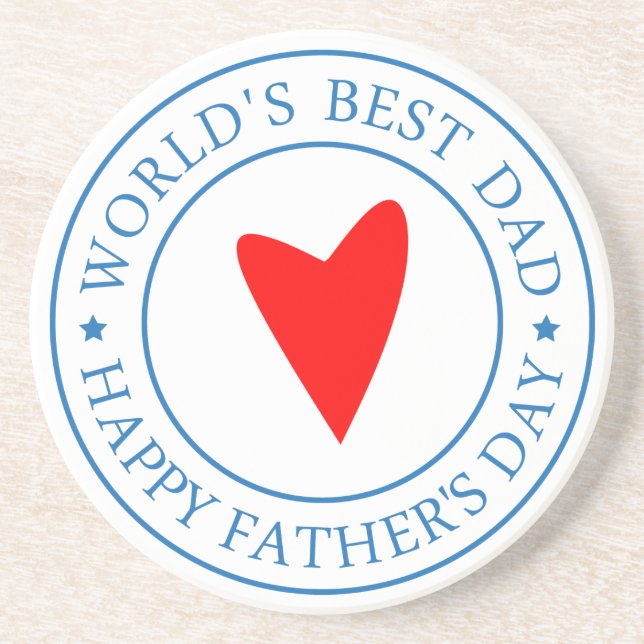 Happy Father's day- Seal Coaster (Front)