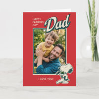 Happy Father's Day | Snoopy Dad Customizable Photo