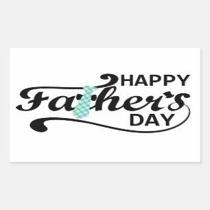 Happy Father's Day Square Sticker