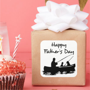 Happy Father's Day Square Sticker