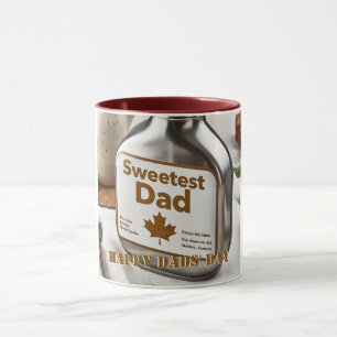 Happy Fathers' Day "Sweetest Dad" Custom Mug