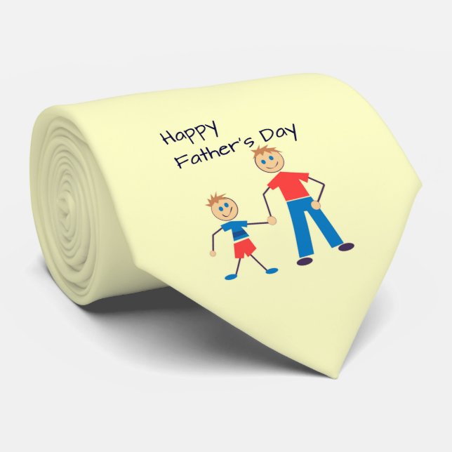 Happy Father's Day Tie (Rolled)