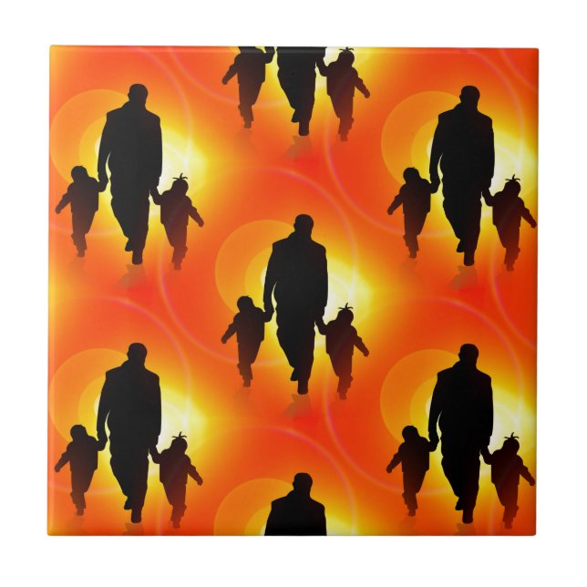 happy fathers day tile (Front)