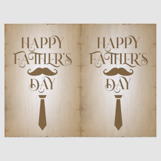 Happy Father's Day Tissue Paper (Front)