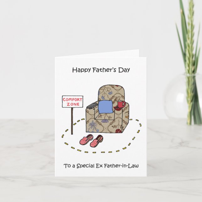 Happy Father's Day to Ex Father-in-Law Card (Front)