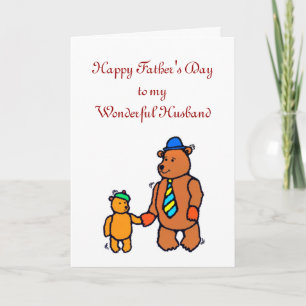 Happy Father's Day to Husband from Wife Card