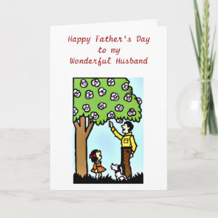 Happy Father's Day to Husband from Wife Card