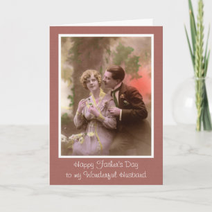 Happy Father's Day to Husband from Wife Card