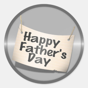 Happy Father's Day to Someone Special Classic Round Sticker