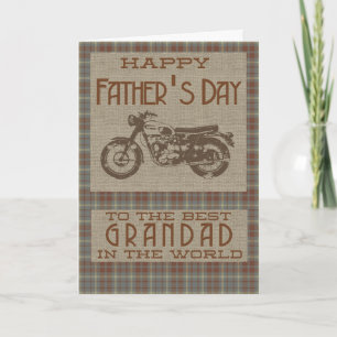 Happy Fathers Day to the Best Grandad in The World Card