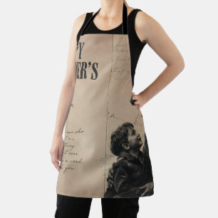 Happy Father's Day Vintage Letter and Grandpa Apron