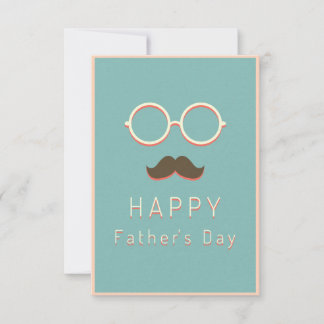 Happy Father's Day Vintage Minimalist Retro Card