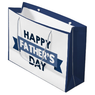 Happy Father's Day word art party bag