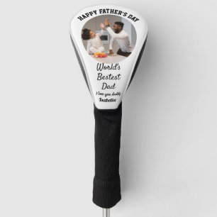 Happy Father's Day World's Best Dad Custom Photo G Golf Head Cover