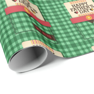 Happy Father's Day Wrapping Paper