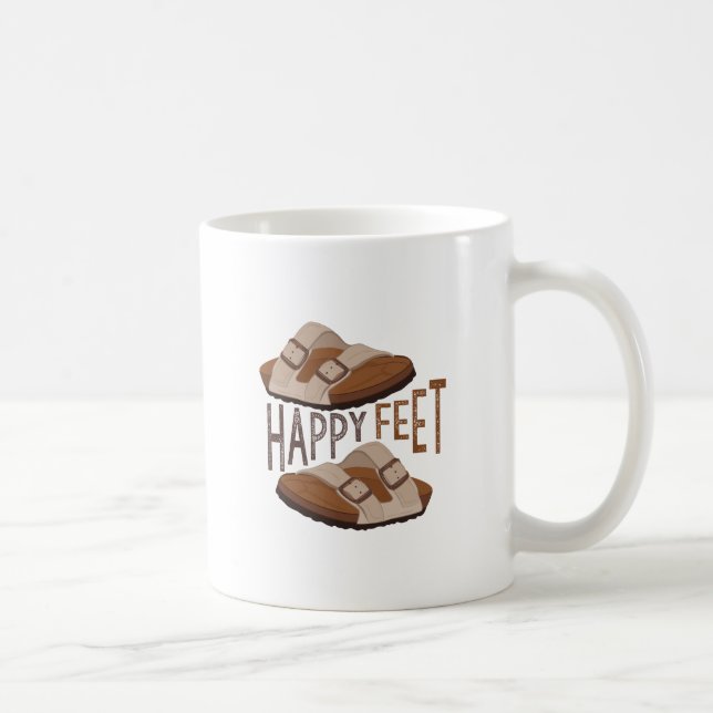 Happy Feet Coffee Mug (Right)
