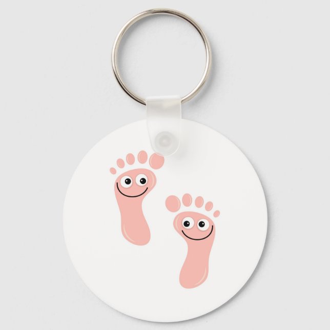 Happy Feet Keychain (Front)