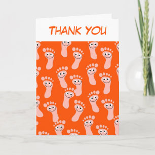 Happy Feet Wallpaper, Thank You Card