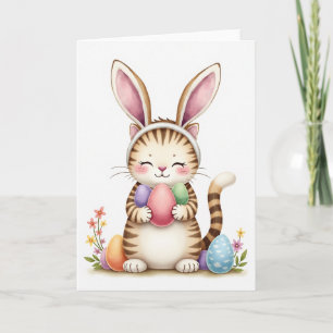 Happy Feline Spring Card