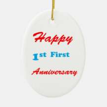 HAPPY First 1st ANNIVERSARY Blessings Celebrations
