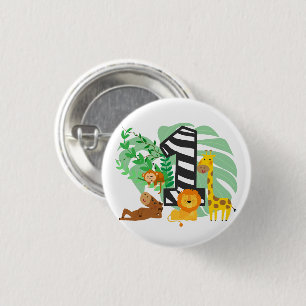 Happy First Birthday Baby! 1 Inch Round Button