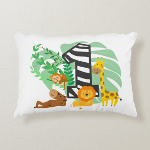 Happy First Birthday Baby! Accent Pillow