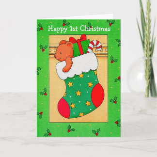 Happy First Christmas - Greeting Card