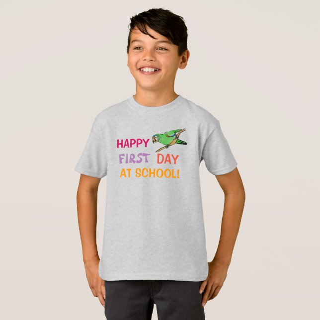 Happy first day at school T-Shirt (Front Full)