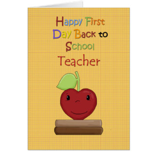 First Day Of School Cards, Photocards, Invitations & More