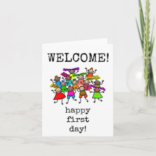Happy First Day, New Employee Card
